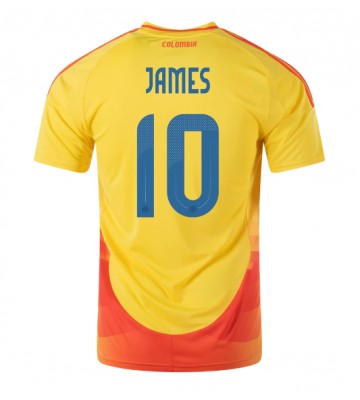 Colombia James Rodriguez #10 Primera Equipación Copa America 2024 Manga Corta